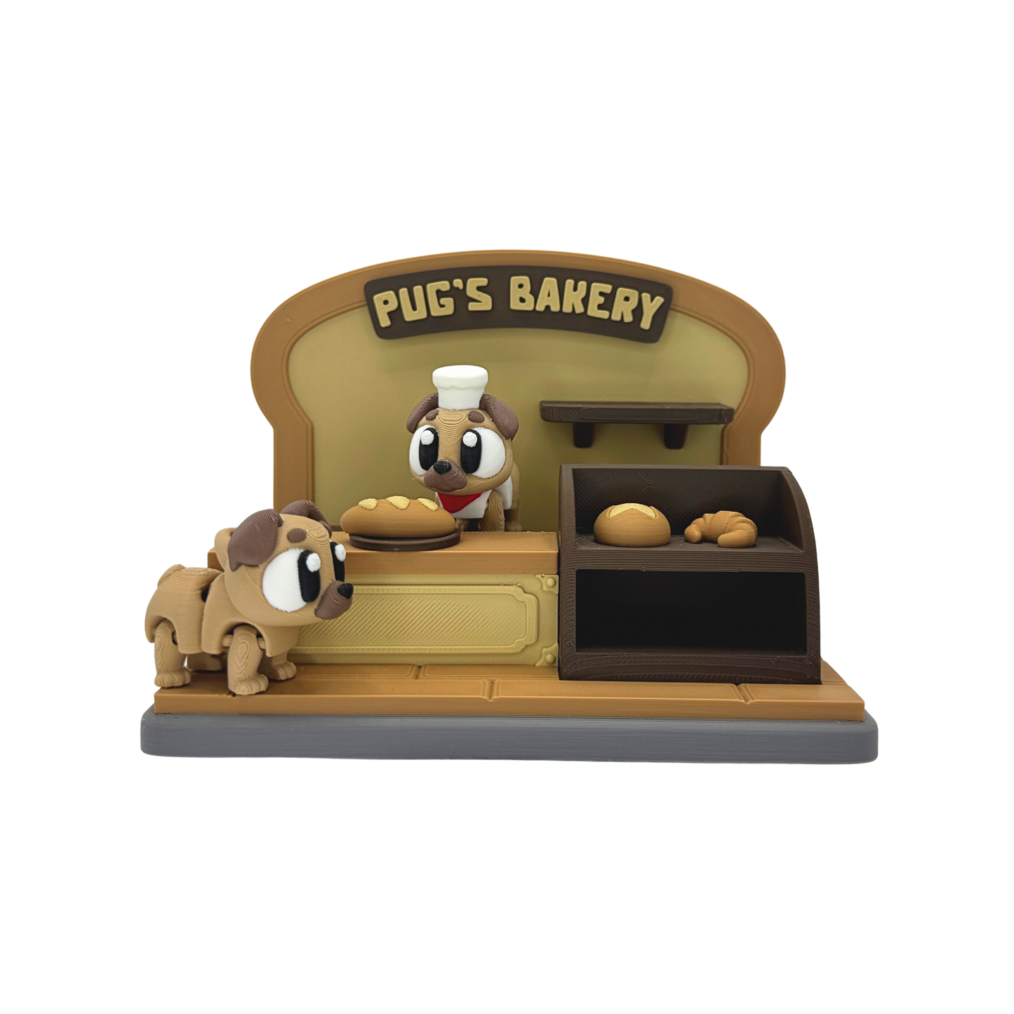3D Pug's Bakery Playset
