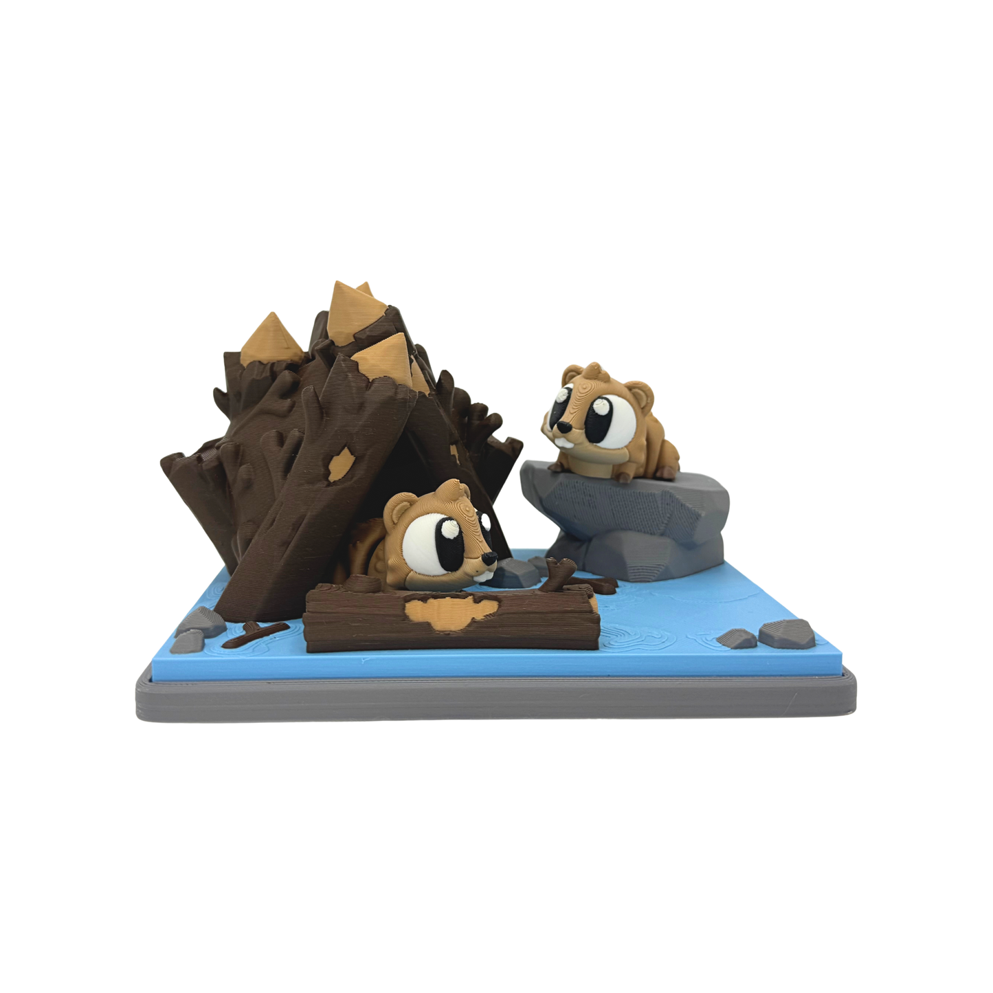 3D Log Hut Playset