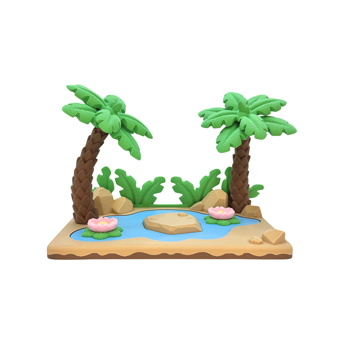 3D Pink Lagoon Playset