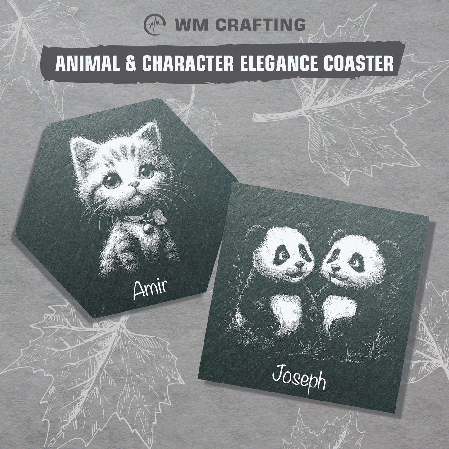 🐾 Animal & Character Elegance Coaster